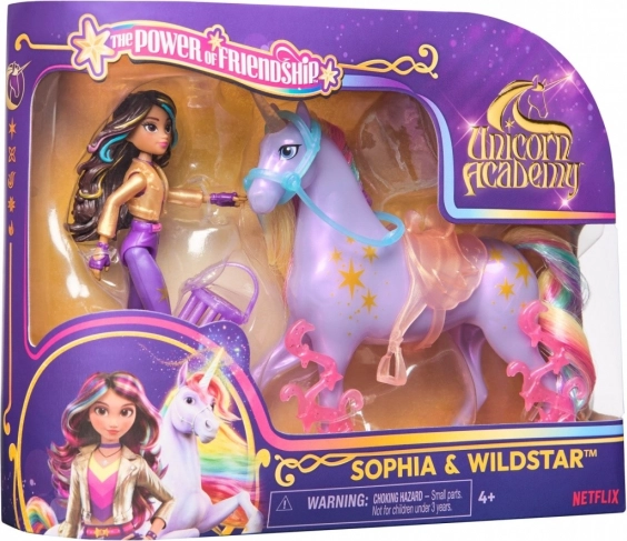 Set figurine Academia Unicornihilor Păpuși mici Sophia/Gwiazda