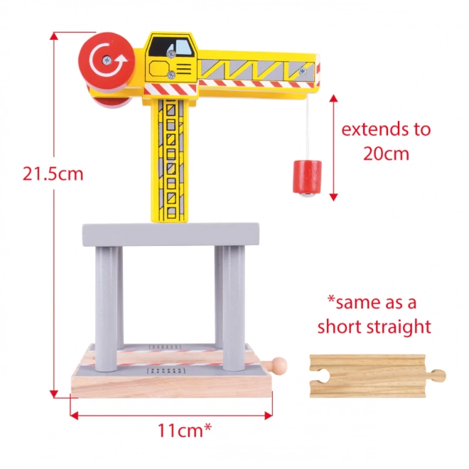 Bigjigs Rail Macara Mare Galbenă