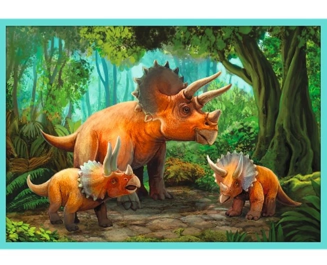 Puzzle În Lumea Dinozaurilor 10in1