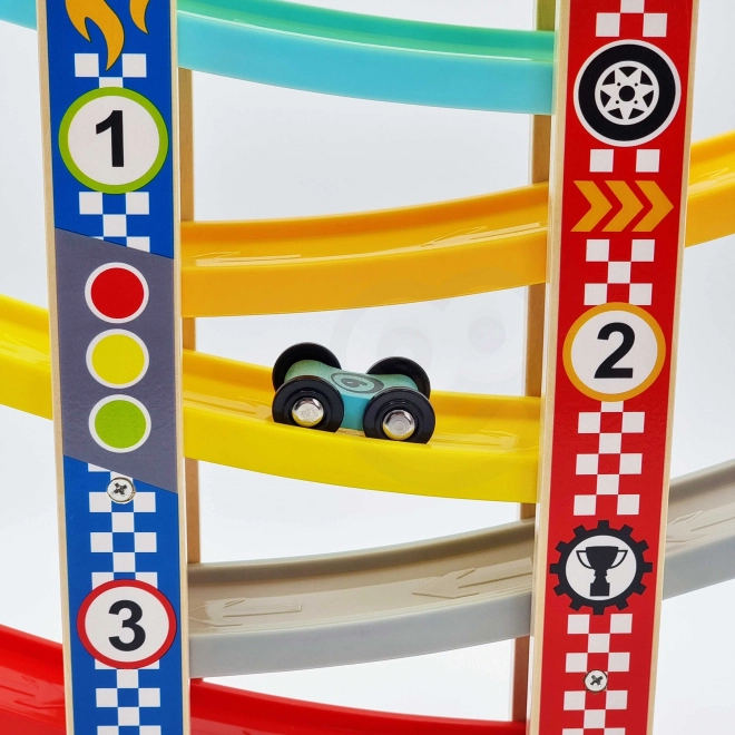 Tooky Toy Tobogan Colorat pentru Mașini