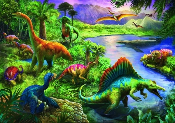 Puzzle 200 Piese Dinozauri Prapăditori