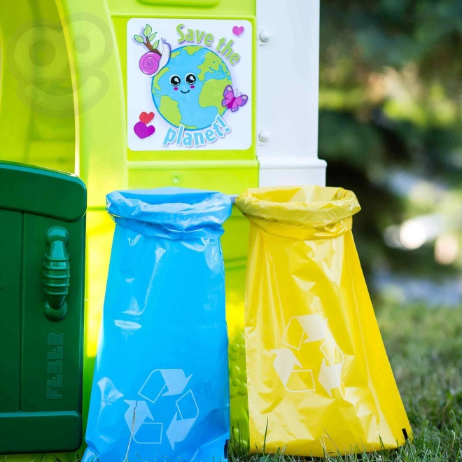 Coșuri de reciclare pentru educație ecologică