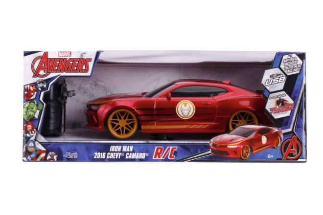 mașină teleghidată iron man din 2016 chevrolet camaro 1:16