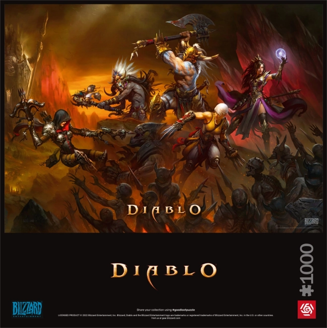 Puzzle Good Loot Diablo - Heroes Battle 1000 piese