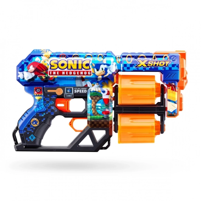 Blaster X-Shot Skins inspirat de Sonic the Hedgehog