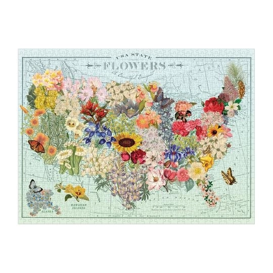 Puzzle flori SUA 1000 piese