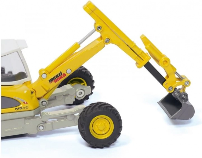 Braț telescopic și suprastructură rotativă 360°