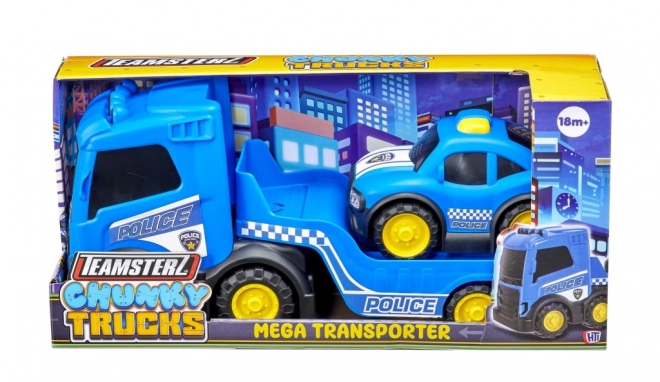 Camion de poliție cu mașinuță Teamsterz