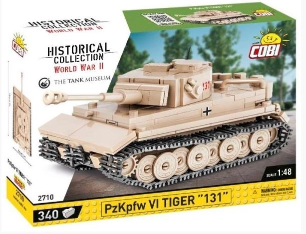 Model Tiger 131 PzKpfw VI COBI, 1:48, 340 piese