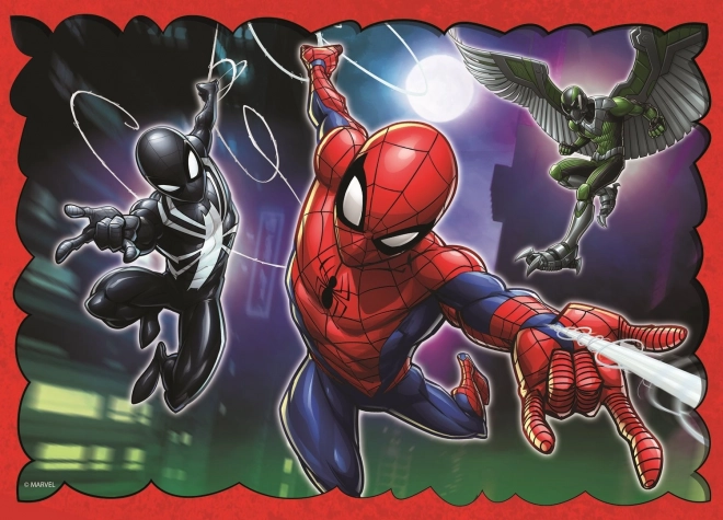 puzzle Trefl Spiderman Eroul 4 în 1