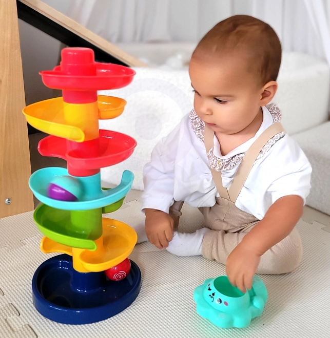 Turn de joacă spiral WOOPIE pentru bebeluși