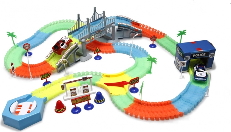 Mașinuță LED care luminează în timpul mersului