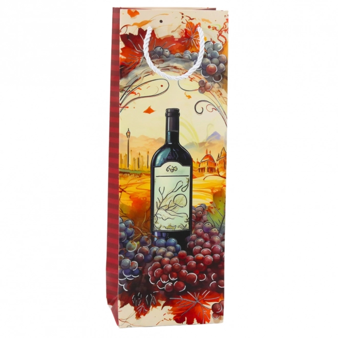 Pungă de cadou din hârtie pentru vin