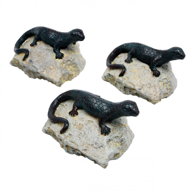 Decorație șopârlă - set 3 buc