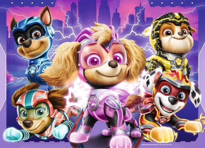 Puzzle RAVENSBURGER Patrula cățelușilor în filmul mare 4x42 piese