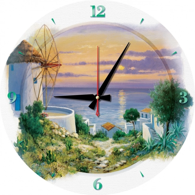 Puzzle cu ceas Seara la Marea Egee, 570 piese