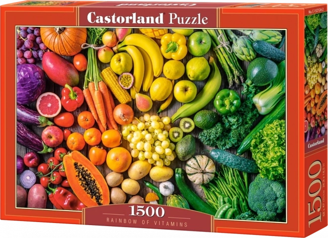 Puzzle Castorland Vitamina Curcubeului 1500 piese