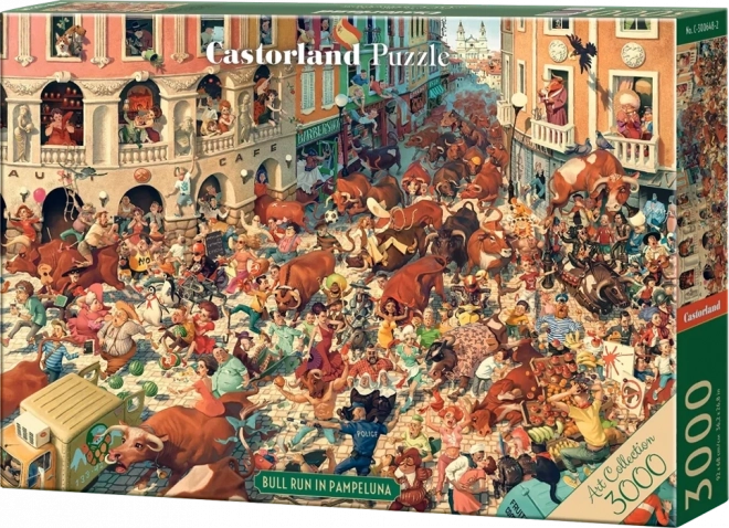 Castorland puzzle art collection corrida în pamplona 3000 piese