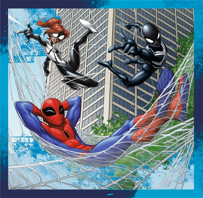 Puzzle 3 în 1 Spider-Man Prieteni Arachinoizi