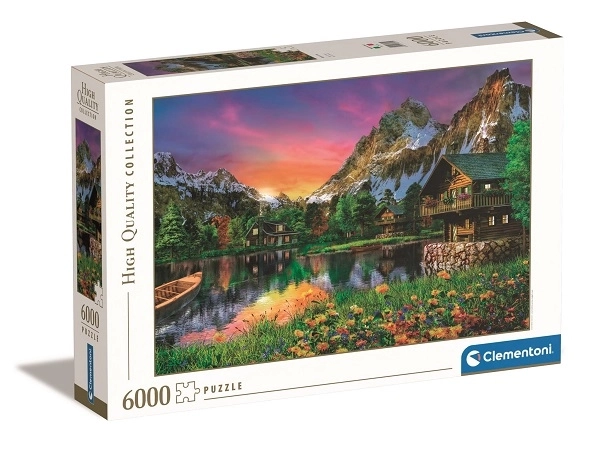 Puzzle Clementoni Lacul din Alpi 6000 de piese