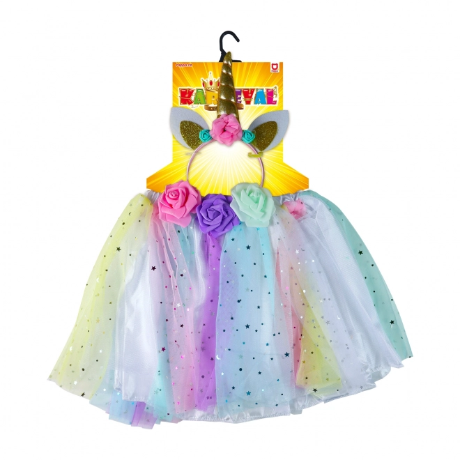 Costum fustă tutu Unicorn