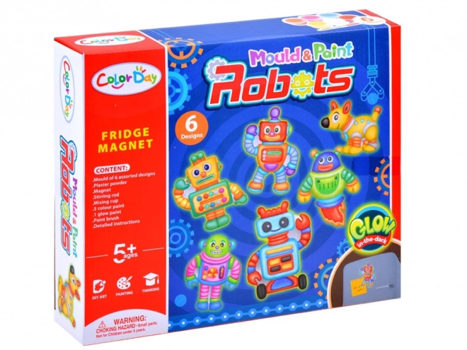 Set creativ magneți roboți