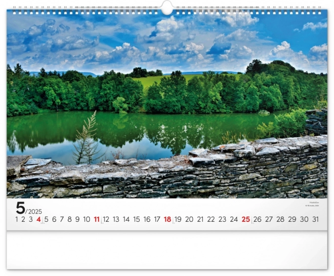 Calendar de perete Cehia în reflexii 2025