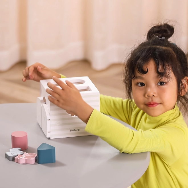 Viga PolarB Sortator educativ cu blocuri Montessori