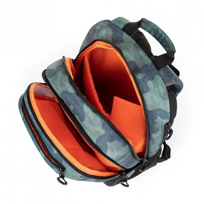 Rucsac pentru studenți cu etui Oxy Sport Camo