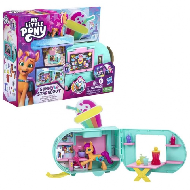 My little pony Sunny și camionul de smoothie-uri