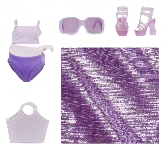 Fashionista Rainbow High în costum de baie - Violet Willow