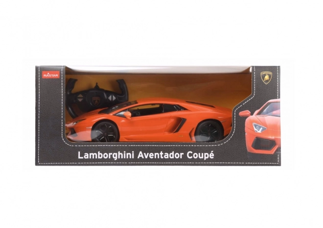 Mașină RC Rastar Lamborghini Aventador LP700 portocaliu
