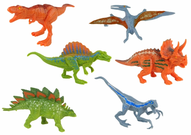 Dinozauri colorați și elicopter