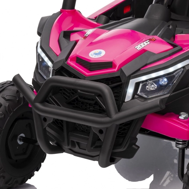 Automobil electric pentru copii Buggy Madman UTV-MX roz