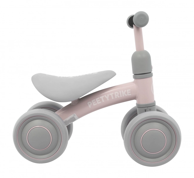 Primul balansier pentru copii PettyTrike roz cu 4 roți SporTrike