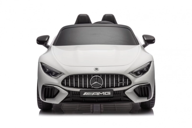 Mașinuță electrica Mercedes AMG SL63 alb