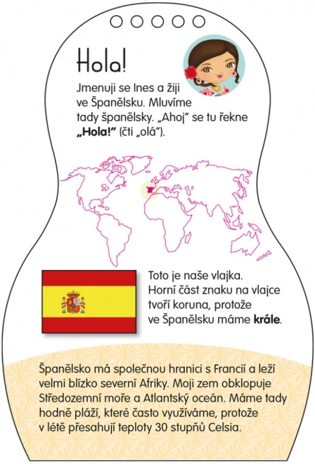 Joc de colorat păpușile spaniole Ines