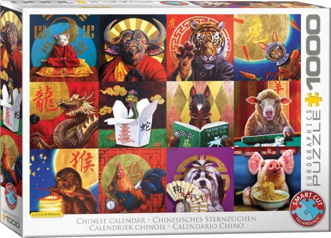 Puzzle Calendar chinezesc 1000 piese