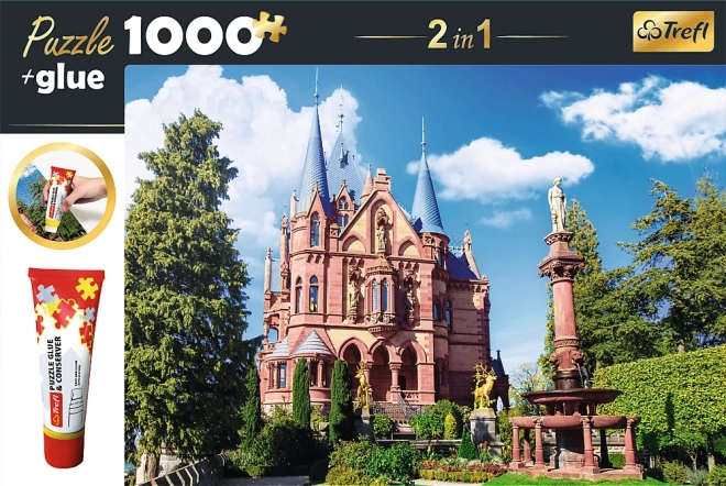 Puzzle 2 în 1 Castelul Drachenburg, Trefl