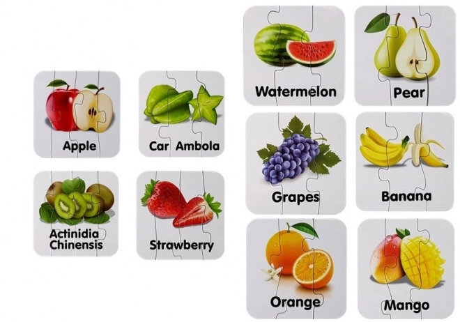 Puzzle educative cu fructe 10 conexiuni