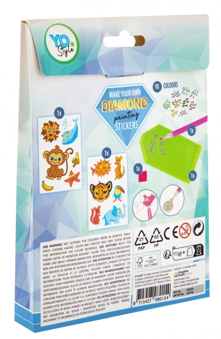 Set creativ stickere cu diamante Fantazie