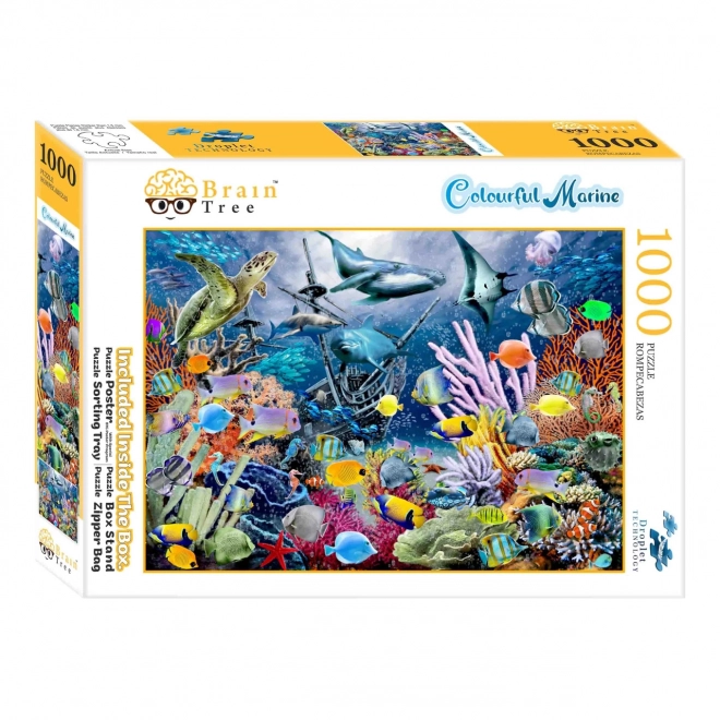 puzzle braintree peisaj marin colorat 1000 piese