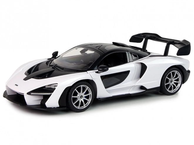 Auto R/C McLaren Senna Rastar 1:14 alb cu telecomandă