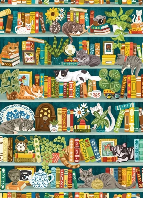 Puzzle Dokonală camera pisicilor 1000 piese