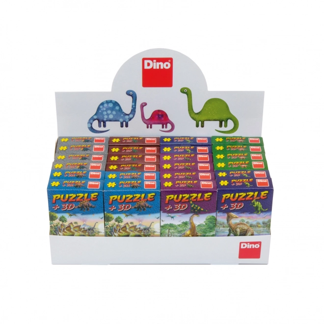 Puzzle cu figurină dinozaur: Tyrannosaurus Rex - 60 piese