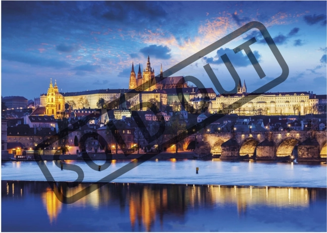 Puzzle neon Castelul Praga