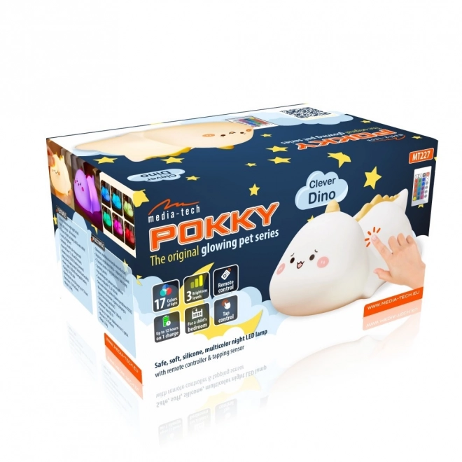 Lampa de noapte Clever Dino