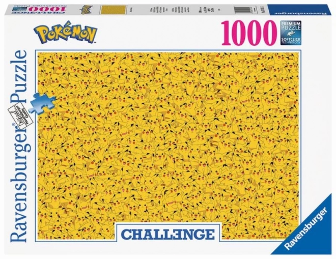 Puzzle provocare: Pokémon Pikachu 1000 piese