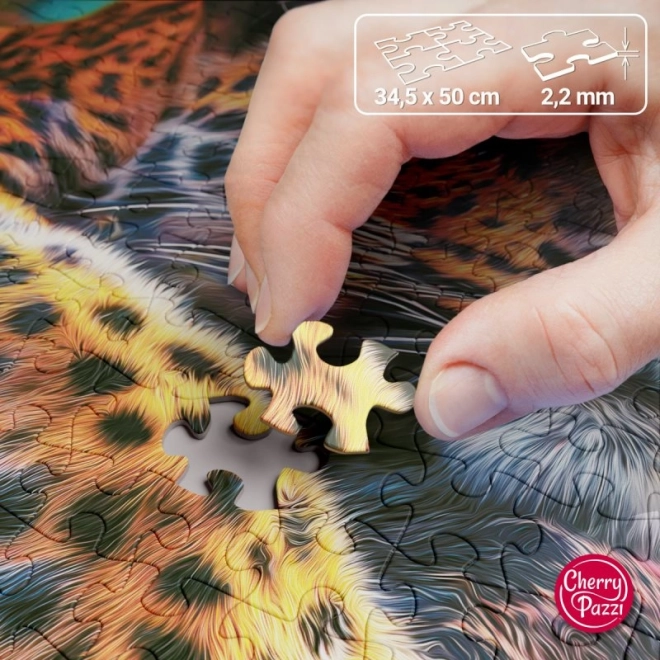 Puzzle leopard culcat 500 piese