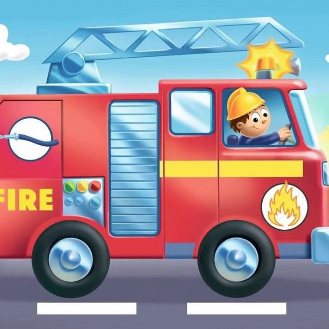 Ravensburger puzzle-ul meu primul: Vehicule de salvare 4 în 1